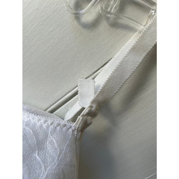 Vintage 60s bra size 38C mrs maisel bullet new old stock white lace - Picture 7 of 13